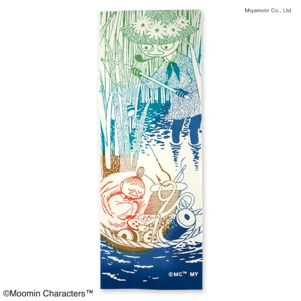 ムーミン 日本手ぬぐい スナフキン＆リトルミイ MOOMIN 注染 手拭い クリックポスト対応