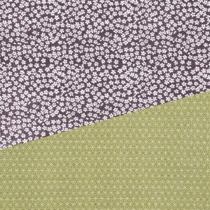 風呂敷 おしゃれ 大判 105x105cm エコバッグ 綿有職 小紋両面ふろしき