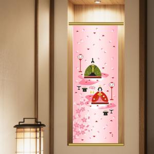 2023年新作 濱文様 絵手ぬぐい 花びらとお雛様 手拭い クリックポスト対応