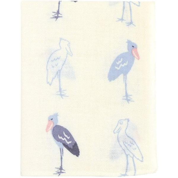 濱文様 てぬぐいのはんかち ごきげんハシビロコウ 手ぬぐい