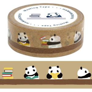 マスキングテープ 濱文様 パンダの図書館 紙テープ マステ