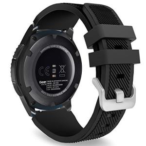 MoKoバンド Samsung Galaxy Watch 3 45mm/Gear S3 Frontier/Classic/Galaxy Watch 46mm/Huawei Watch GT2 Pro/GT 2e/GT 46mm/GT2 46mm/Ticwatch Pro 3 シリコン
