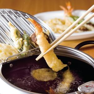 燕三条発いいもの小路IH対応鉄製蓋付天ぷら鍋2...の詳細画像1