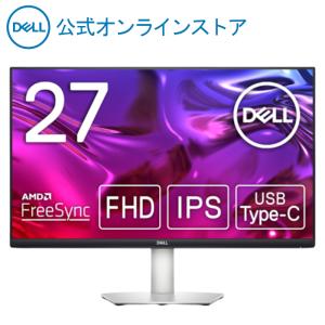 モニター Dell S2723HC 27インチ FHD IPS 非光沢 フレームレス スピーカー USB-C HDMI 回転 FreeSync ワイドモニター｜dell