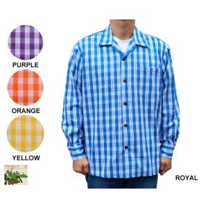 L/S PALAKA HAWAII パラカハワイ Palaka Shirts パラカシャツ ハワイ製...