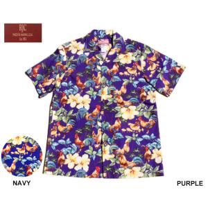 RJC ロバート・J・クランシー アロハシャツ ハワイ製 ルースター ニワトリ 999