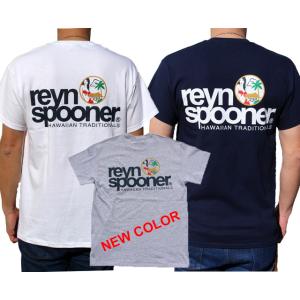 Reyn Spooner レインスプーナー ロゴ Tシャツ Tee アメカジ 白 ホワイト ネイビー グレー【メール便】｜delochunk