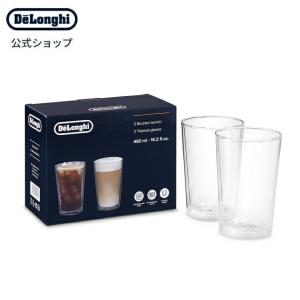 デロンギ（DeLonghi） ダブルウォールグラス（2個セット） カプチーノ