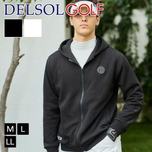 新品 DELSOL GOLF 裏起毛セットアップ L-LLサイズ デルソルゴルフ 裏