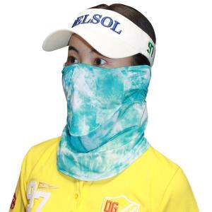 タイダイ柄接触冷感クールUVカットマスク 紫外線対策