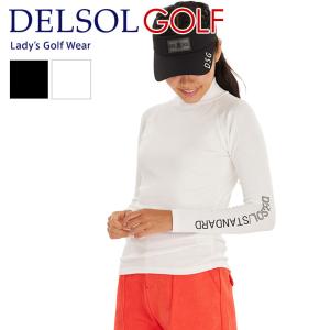 裏起毛ハイネックインナー 防寒 秋冬 伸縮性 レディースゴルフウェア　fuwamochi-inner｜delsol-golf