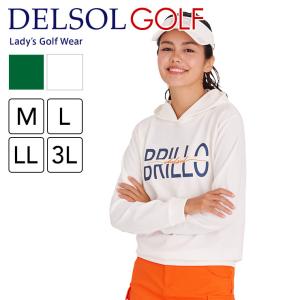 7825 ロゴパーカー M/L/LL/3L レディースゴルフウェア｜delsol-golf