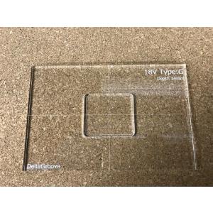 ベース用ピックアップ テンプレートガイド ジャズベース ネック用