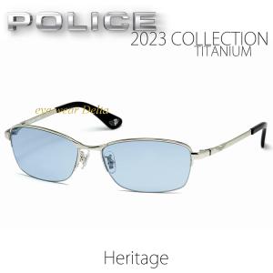 ポリス サングラス POLICE 2023年ニューモデル SPLG37J-579L Heritage 国内正規代理店商品 ナイロール チタンフレーム｜delta