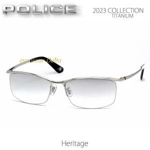 ポリス サングラス POLICE 2023年ニューモデル SPLG38J-583X Heritage 国内正規代理店商品 ブロー ナイロール チタンフレーム｜delta