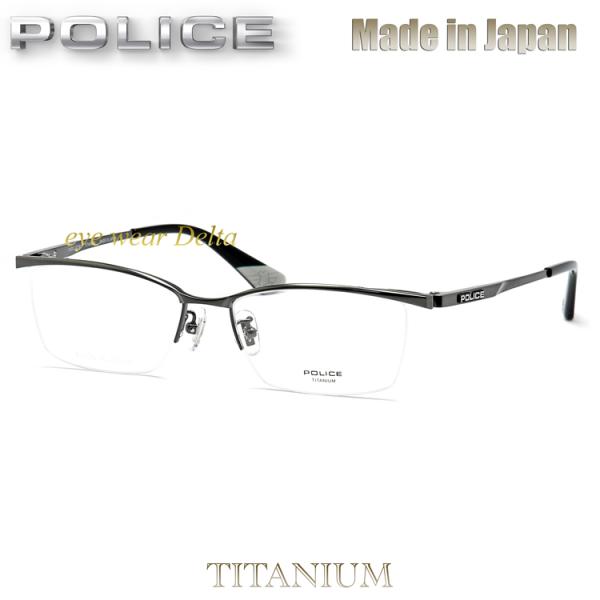 POLICE ポリス 軽量チタンフレーム 日本製モデル 国内正規代理店品 ナイロールフレーム VPL...