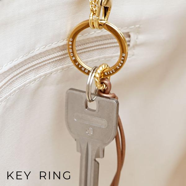 レザー コード キーリング 単品販売 刻印無料 アレルギー フリー ステンレス キーホルダー ギフト...