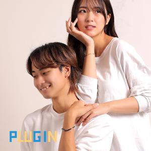 バングル ペア販売 EMBRACE ステンレス メンズ レディース プレゼント PIB7971 PIB7972 PLUG IN｜deluxe