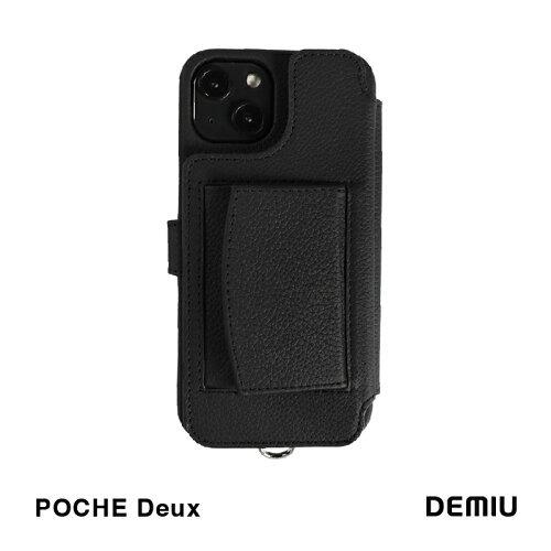 【公式ショップ】 DEMIU デミュウ POCHE Deux ポシェ ドゥ 背面 手帳型ケース スマ...