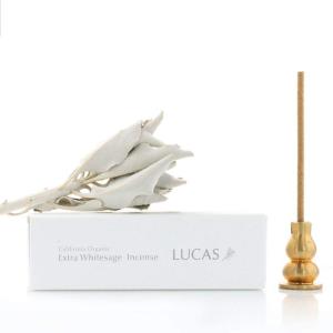 LUCAS ホワイトセージ 浄化用お香 (ホワイトセージスティック型) 浄化用インセンス｜den-brilliant