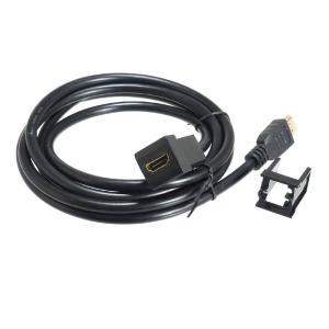 ビートソニック HDMI延長ケーブル USB12 トヨタ/ダイハツ車用 スペアスイッチホールがHDMI入力端子に変身 純正のような取付が可能｜den-brilliant