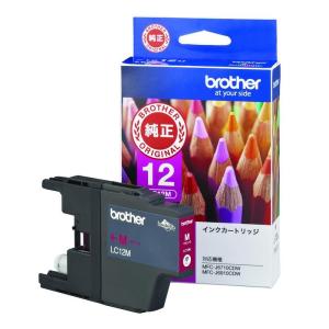 ブラザー工業 brother純正インクカートリッジマゼンタ LC12M 対応型番:MFC-J6710CDW、MFC-J710D、DCP-J9｜den-brilliant