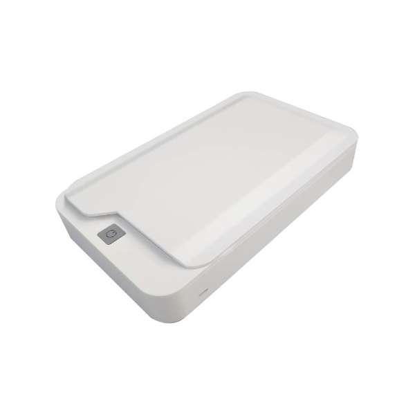 KEIYO UV除菌ボックス UV除菌器 スマホ充電対応 UV除菌ライト Type-Cケーブル付き ...