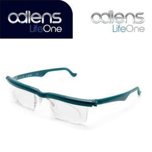 アドレンズ ライフワン グリーン adlens LifeOne 遠視・近視・老眼全対応の視力補正用眼鏡｜den-den