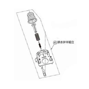 420-42-795 東芝 洗濯機用 排水弁 ...の詳細画像2