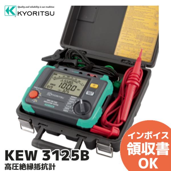 KEW 3125B 共立電気計器 高圧絶縁抵抗計 デジタル高圧メガ KEW3125B 