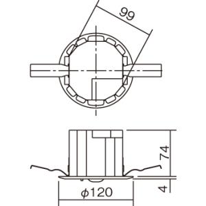 NNFB91605C 天井埋込型 昼白色 パナ...の詳細画像3