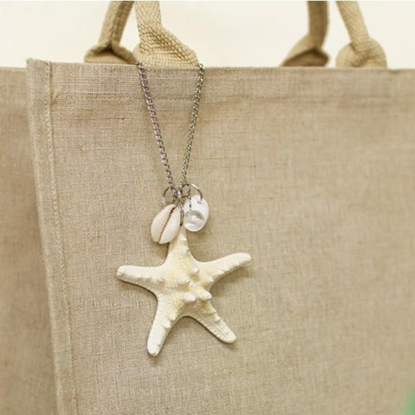 マリン Q チャーム 1個 スターフィッシュ コブヒトデ バッグチャーム かわいい ディスプレー イ...