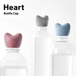 ボトルキャップ ハート HEART BottLe Cap キャップ ペットボトル マーク 印 目印 +d SDGs サスティナブル 熱中症対策 ハートボトル｜denden-dou3