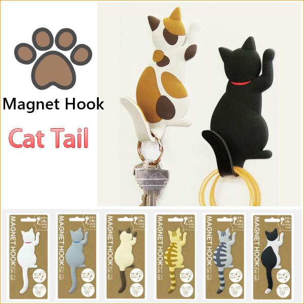 Cat tail フック マグネット 磁石 MAGNET HOOK キャットテイル ねこ しっぽ 猫...