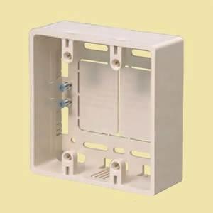 未来工業 プラモール用 深形モール用スイッチボックス(ケーブル配線用露出スイッチボックス) 2ケ用深...