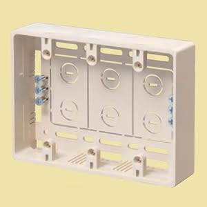 未来工業 プラモール用 モール用スイッチボックス(ケーブル配線用露出