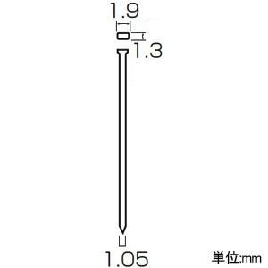 マキタ 仕上釘 鉄 長さ35mm ベージュ 2...の詳細画像1
