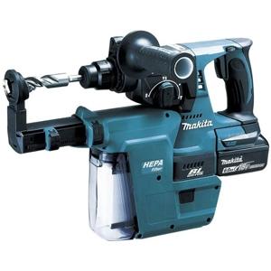 マキタ makita HR242D 集じんシステム DX01 18V 24mm 充電式ハンマードリル【野田愛宕店】【店頭取引限定】【中古】ITENBCA5D9MC マキタ（makita） 24mm充電式ハンマドリル用 集じんシステム DX01（青