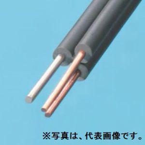 伸興電線 鋼心入屋外線 0.65mm 200m巻 灰色 TOV-SS1.2×0.65×1P×200m｜dendenichiba