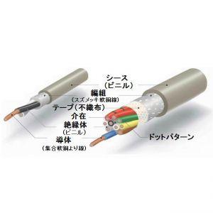 伸興電線 マイクロホン用ビニルコード 0.5mm2 2心 100m巻 灰色 MVVS0