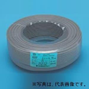 伸興電線 ビニルキャブタイヤ丸形コード 0.5&amp;#13215; 2心 100m巻 灰色 VCTF0.5SQ×2C×100mハイ