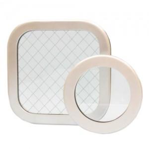 篠原電機 アルミ窓枠 AY型 角型タイプ IP55 金網入りガラス AY-3030AT