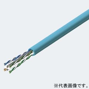 関西通信電線 ツイストペアケーブル Cat6A 10GBASE-T対応 200m巻 パステルブルー EM-UTP-C6A｜dendenichiba