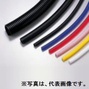 エスケイ工機 電線保護材 コルゲートチューブ 内径φ15.3±0.1mm 外径φ19.5±0.3mm 黒 200m巻 KC15｜dendenichiba