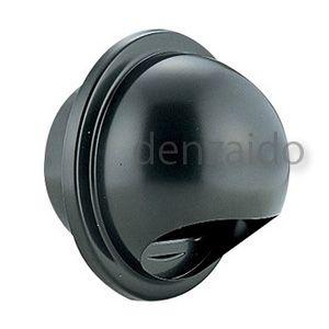 バクマ工業 丸型フード付換気口 開口部:小 防火ダンパー付 アミ付 ステンレス製 ブラック 150φ...