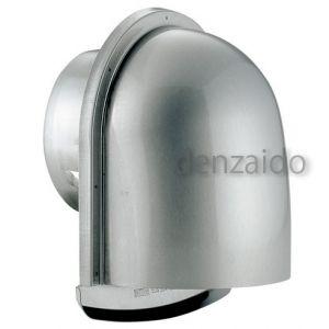 バクマ工業 U型フード付換気口 下部開放タイプ 防火ダンパー付 水切り付 アミ付 取付穴付 ステンレ...