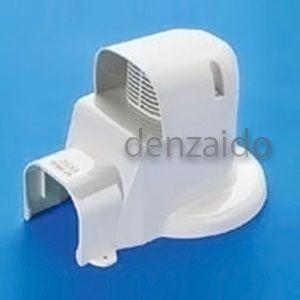 バクマ工業 ウォールコーナー後付用 エアコンキャップ/換気式エアコン用 壁面取り出し用 アイボリー ...