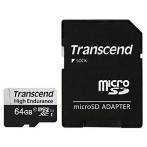 トランセンド 高耐久microSDXCカード 64GB UHS-&amp;#8544; U1 アダプタ付 T...