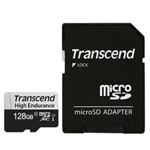 トランセンド 高耐久microSDXCカード 128GB UHS-&amp;#8544; U1 アダプタ付 ...