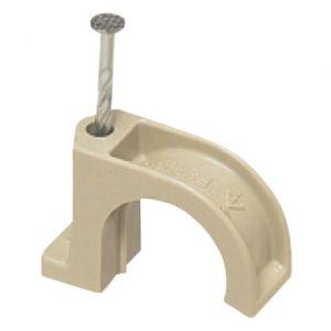 未来工業 PF管ステップル スクリュー釘付 適合管:PF単層波付管22 ベージュ FSP-22S